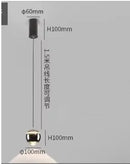Axyaa Minimalist LED Pendant Chandelier for Bedroom, Living Room, and TV Background Lighting
