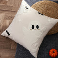 Axyaa Halloween Velvet Cartoon Embroidered Pillowcase Sofa Decoration Bou016