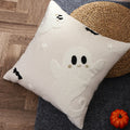 Axyaa Halloween Embroidered Cartoon Velvet Pillowcase - Cozy Sofa Decoration