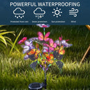 Axyaa Solar Flower Lights: Decorative Outdoor Garden Decor, Waterproof Pathway Lighting