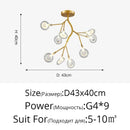 Luxurious Firefly LED Chandelier by Axyaa - Modern Nordic Home Lighting