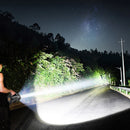 Axya Portable LED Searchlight Flashlight – USB Rechargeable, Powerful Handheld Work Light