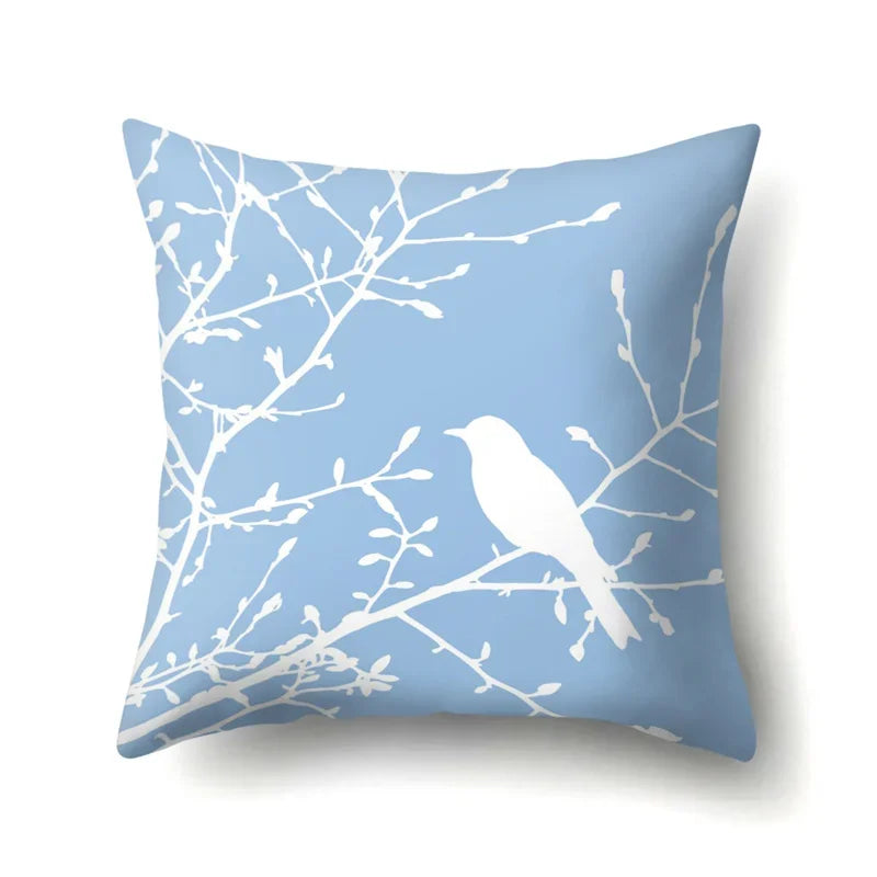 Axyaa Charms Bird Animal Pillowcase for Home Decoration