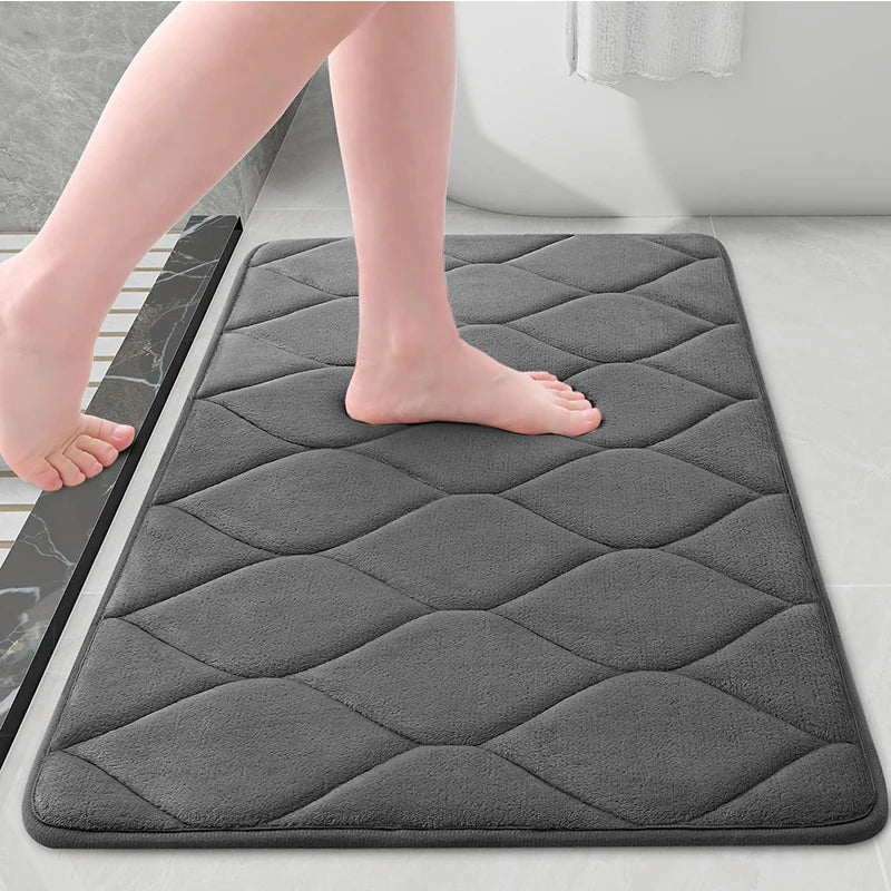 Axyaa Memory Foam Bathroom Mat Set