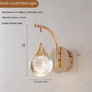 Axyaa Crystal Ball Wall Lamp: Elegant LED Decorative Lighting for Home Décor