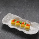 Axyaa Nordic Retro Ceramic Dessert Tray Plate Tableware for High-End Dining