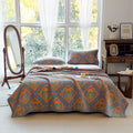 Axyaa Cotton Gauze Floral Single Quilt Blanket for Summer Comfort