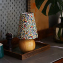 Axyaa Retro Floral LED Table Lamp for Bedroom and Living Room Decor
