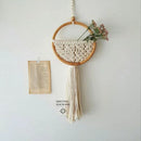 Axyaa Nordic Macrame Wall Hanging Round Wall Tapestry for Home Decor