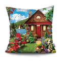 Axyaa Rustic Landscape Print Pillowcase