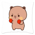 Cute Panda Bears Printed Pillow Case for Sofa Decoration by Axyaa