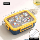 Axyaa 720ml Stainless Steel Thermal Lunch Box with Spoon & Fork