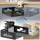 Axyaa Cable Organizer Clamp Mount - Adjustable & Strong for Desk, Efficient Cable Management