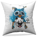Axyaa Animal Print Pillowcase in Peach Skin Fabric - Modern Simple Cartoon Design