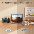 Axyaa Mesh Desk Organizer with 8 Compartments and 1 Drawer