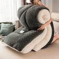 Axyaa Velvet Coral Fleece Queen Weighted Blanket: Soft & Cozy Winter Comforter