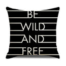 Axyaa Nordic Decorative Cushion Covers in Black & White for Sofa, Bed, Party