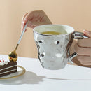 Axyaa European Ceramic Coffee Mug - Exquisite Tea Cup for Home, Breakfast, or Gifts