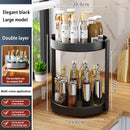 Axyaa Rotating Seasoning Storage Organizer Shelf
