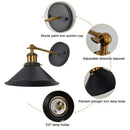 Axyaa Rotable Angle Vintage Wall Lamp Rust Retro Industrial Light