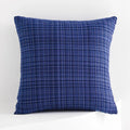 Orange Waterproof Cotton Linen Pillow Cover for Home Sofa Decor by Axyaa