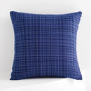Orange Waterproof Cotton Linen Pillow Cover for Home Sofa Decor by Axyaa