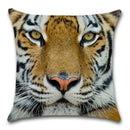 Axyaa Tiger Lion Printed Cushion Cover 45X45CM