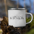 Axyaa Mountain Enamel Mug: Creative Camping Coffee Tea Cup for Hiking Gift
