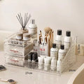 Axyaa Cosmetics Organizer: Large Makeup Storage Box for Beauty Products