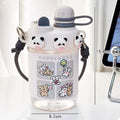 Axyaa Kawaii Boba Water Bottle with Straw Tea Infuser, 500ml
