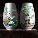 Axyaa Jingdezhen Ceramic Vase for Home Decor and Office Ornaments