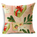 Axyaa Christmas Pillow Covers: Santa Socks Nutcracker Throw Pillowcase for Home Decor