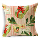 Axyaa Christmas Pillow Covers: Santa Socks Nutcracker Throw Pillowcase for Home Decor
