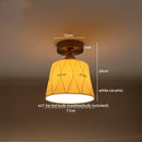 Axyaa Ceramic Copper LED Ceiling Lights for Home Balcony Kitchen Corridor Lighting
