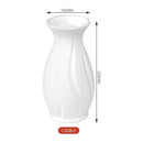 Axyaa White Flower Vase Modern Home Decor Dining Table Ornaments