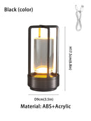 Axyaa Rechargeable Touch Desk Lamp with USB Charging - Indoor Outdoor Home Decor