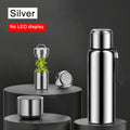 Axyaa Stainless Steel Thermos Bottle with LED Temperature Display