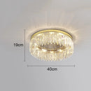 Axyaa Crystal LED Ceiling Light: Modern, Bright, and Elegant Home Decor