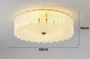 Axyaa Modern Crystal Chandelier Light - Elegant Glass Lamp for Home Living Dining Bedroom