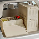 Axyaa Stackable Foldable Storage Box with Lid - Multi-Functional Trunk Organizer