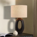 Axyaa Wabi Sabi Table Lamp: Designer LED Lighting for Home Decor & Bedroom Ambiance