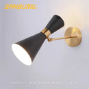 Nordic Industrial Wall Lamp by Axyaa - Adjustable Sconce for Bedroom, Balcony & Corridor
