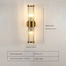 Axyaa Crystal LED Wall Lamps Modern Minimalist Home Decor Lighting Hallway & Bedroom