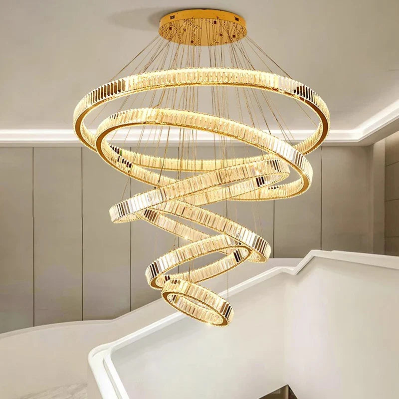 Axyaa Modern Dine Room Pendant LED Chandelier Ceiling Light
