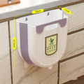 Axyaa Collapsible Hanging Kitchen Trash Can | Compact Waste Bin for Under Sink
