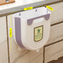 Axyaa Collapsible Hanging Kitchen Trash Can | Compact Waste Bin for Under Sink