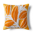 Axyaa Soft Tufted Pompom Leaves Cushion Cover for Sofa Bed, 45x45cm
