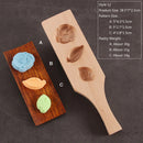 Axyaa Eco-friendly Wood Cake Mold - Multi-lattice Animal Flower Mooncake Pastry Mold