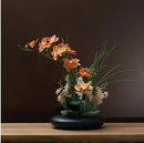 Axyaa Dove Orchid Vase: Ceramic Flower Arrangement Ornaments for Home Office Decor