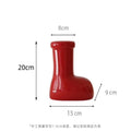 Axyaa Red Shoes Ceramic Vase Boots Flower Pot Home Decoration Accessory